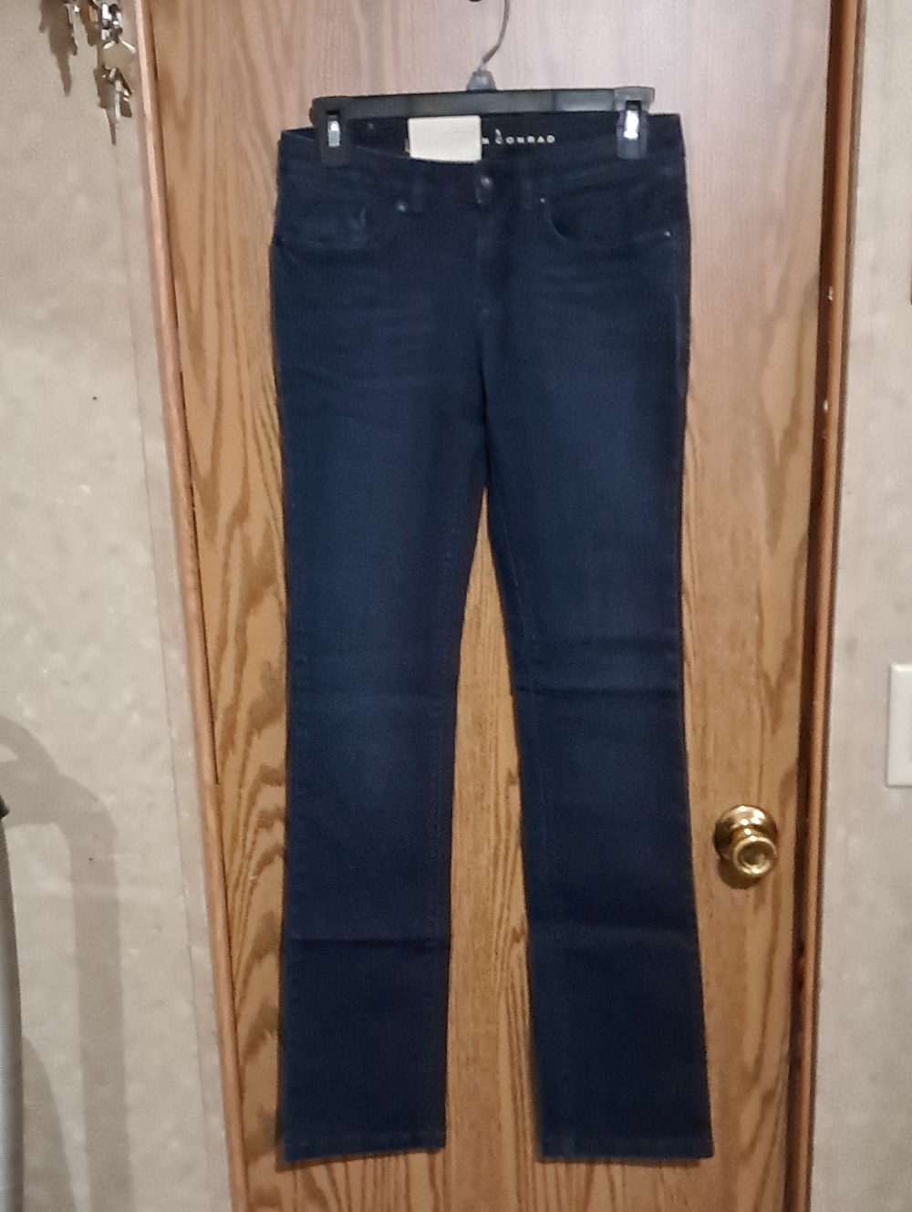 Madison Navy Straight-Leg Women's Jeans
